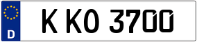 Truck License Plate